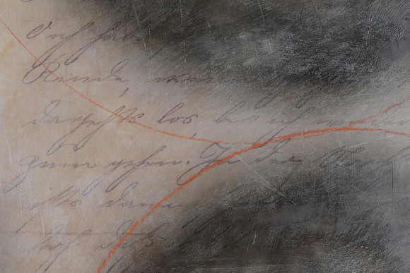 "Lines and Lives that Intersect #3", detail